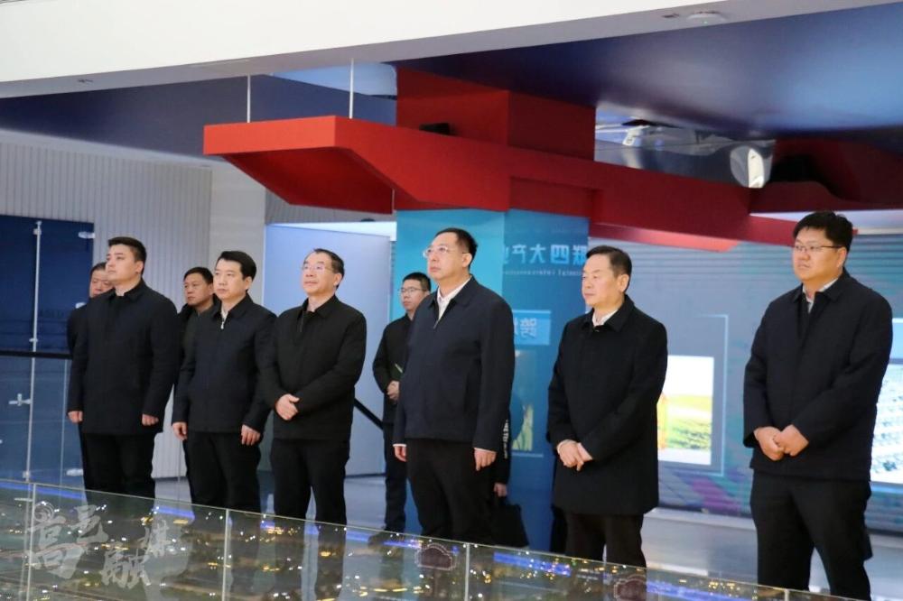 邯郸市政府领导到石家庄国际陆港调研